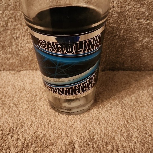 Carolina Panthers NFL Team Drinking Glass - Picture 6 of 7